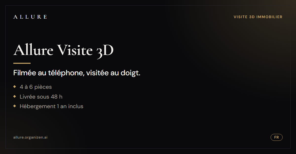 Allure Visite 3D : 4 à 6 pièces