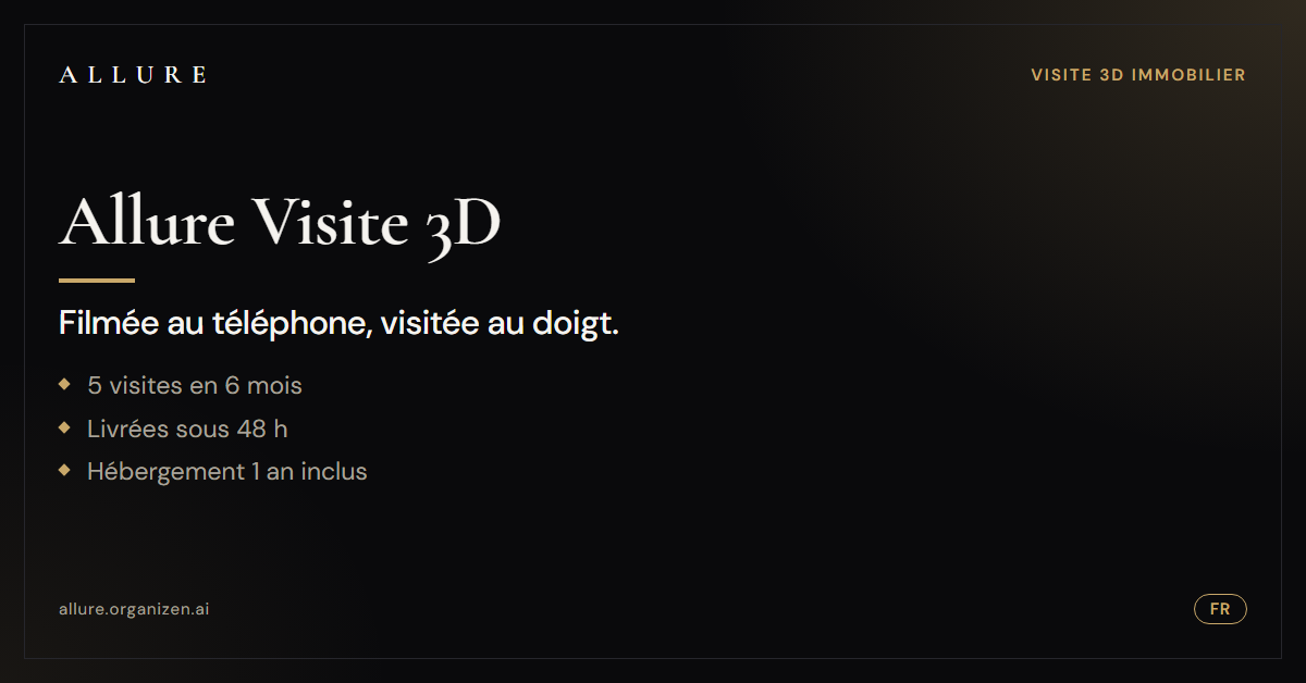 Allure Visite 3D : pack 5 visites